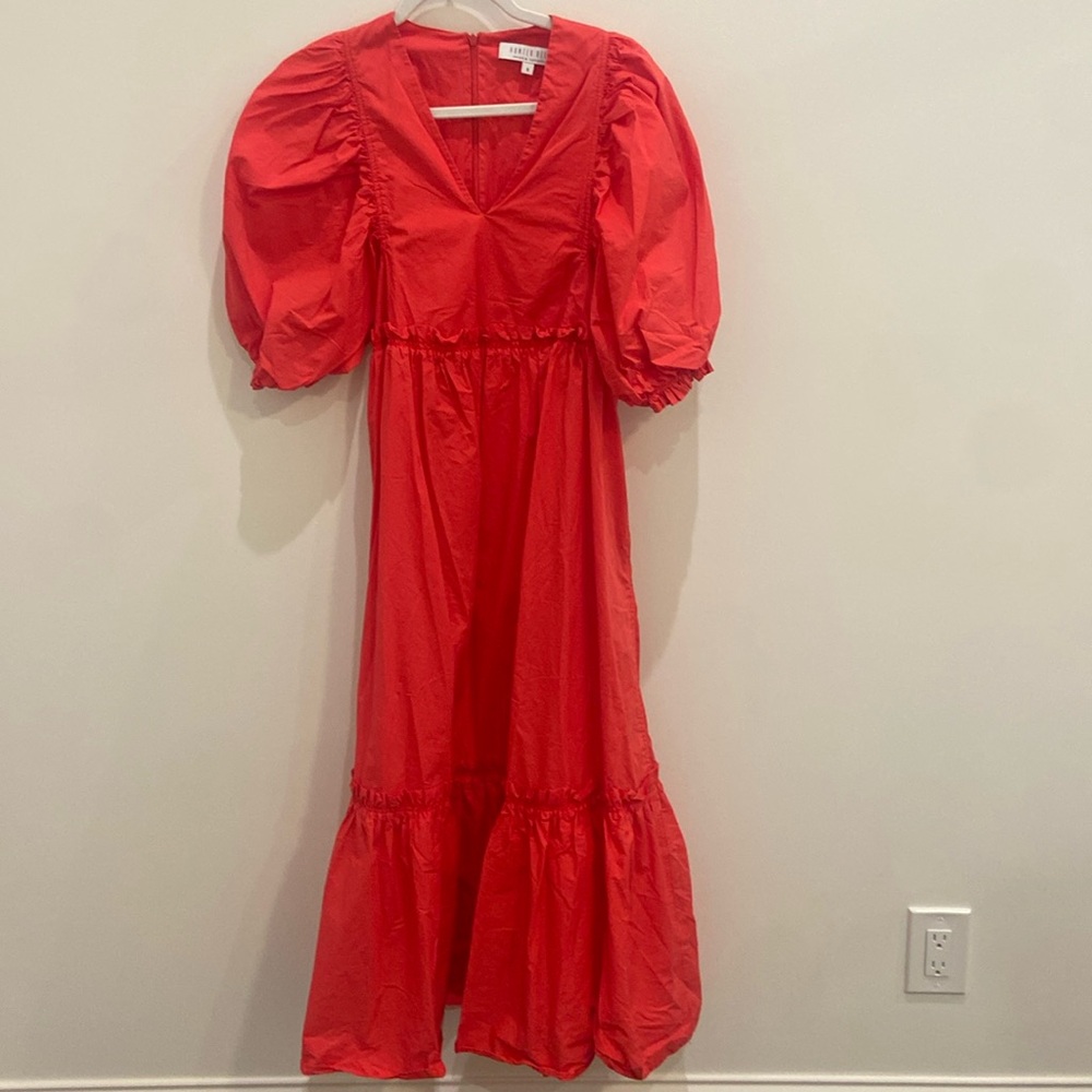 Hunter Bell Palmer Red Dress Size S